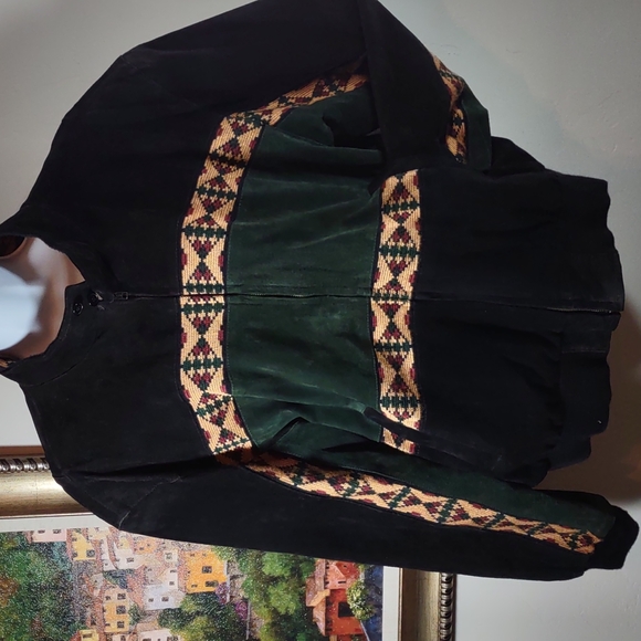 Adler Other - Vintage Adler Suede Southwestern Style Jacket